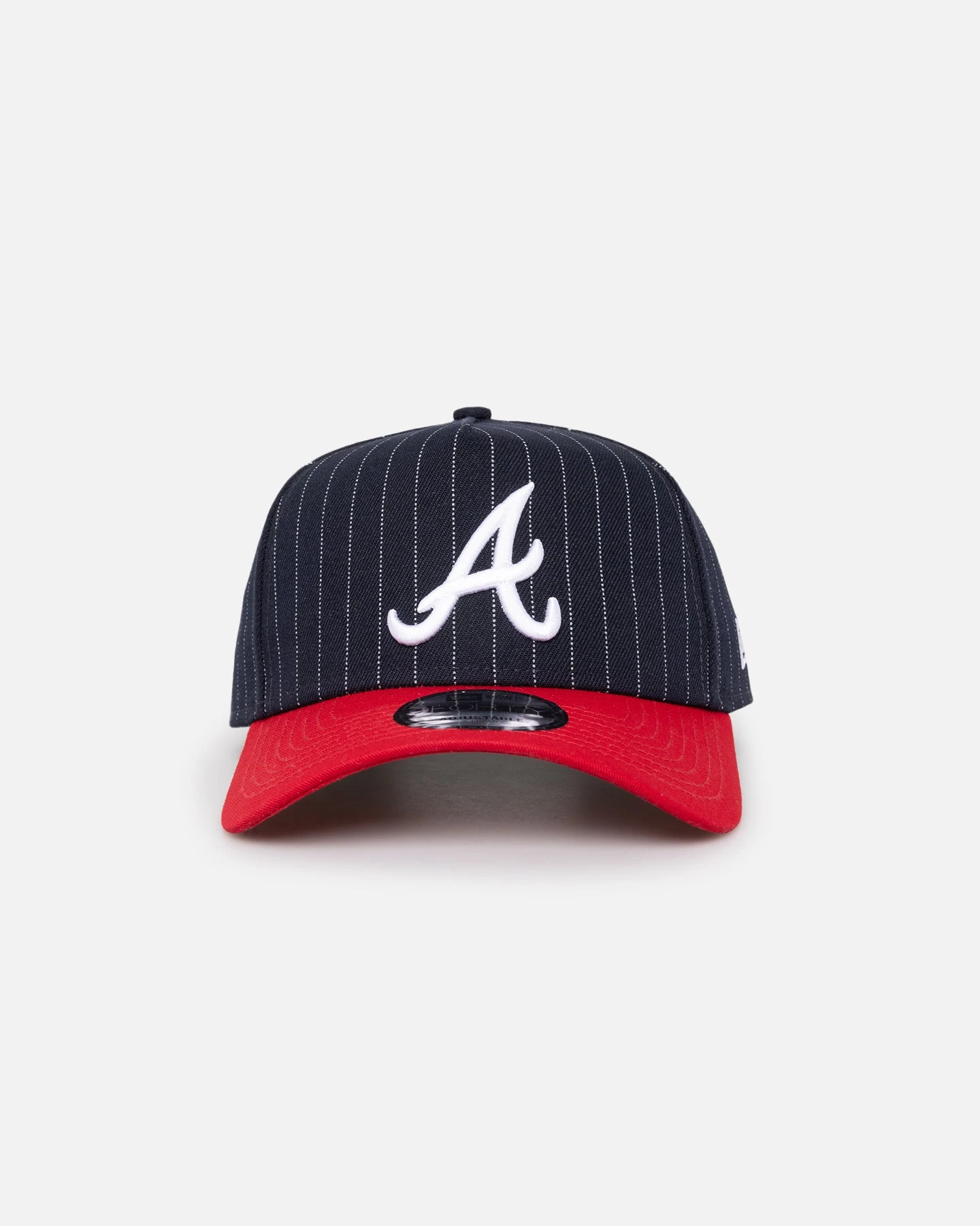 New Era Atlanta Braves '2-Tone Pinstripe' 9FORTY A-Frame Snapback Pinstripe New Era Atlanta Braves '2-Tone Pinstripe' 9FORTY A-Frame Snapback Pinstripe -Mitchell & Ness Shop 197883879394 default 0010