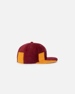 New Era New York Yankees 'Maroon Patchwork Corduroy' 59FIFTY Fitted Maroon/Yellow -Mitchell & Ness Shop 197883879424 default 0030
