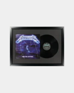 MUSIC MERCH METALLICA RIDE THE LIGHTNING FRAMED VINYL