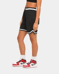 Saint Morta Men's Icon Mesh Basketball Short Black/White -Mitchell & Ness Shop 4454569097746 womens 0070