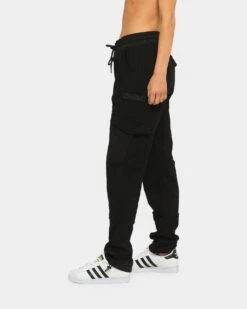 Carré Evolution Cargo Track Pant Black 9 Carré Evolution Cargo Track Pant Black -Mitchell & Ness Shop 4454569222377 womens 00090