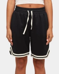 EN ES Rival Basket Ball Shorts Black -Mitchell & Ness Shop 4454569314447 womens 0050