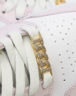 Raising Hell Women's Iced Cuban Shoe Charm Gold -Mitchell & Ness Shop 4454569973781 default 00030