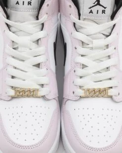 Raising Hell Women's Iced Cuban Shoe Charm Gold -Mitchell & Ness Shop 4454569973781 default 00060