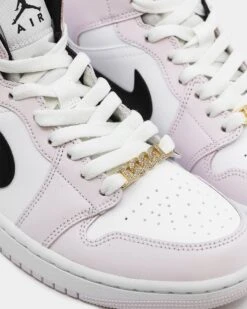 Raising Hell Women's Iced Cuban Shoe Charm Gold -Mitchell & Ness Shop 4454569973781 default 00070