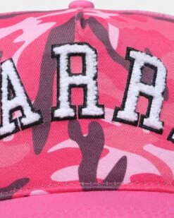 Carre C-Class Camo Trucker Strapback Pink -Mitchell & Ness Shop 4454570827325 default 0050