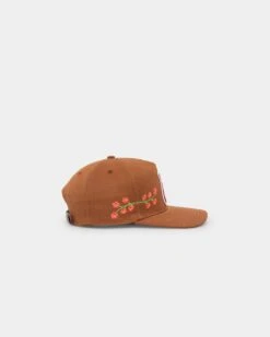 Carre Floraux Wool Strapback Tobacco -Mitchell & Ness Shop 4454571967976 default 0030