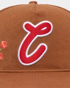Carre Floraux Wool Strapback Tobacco -Mitchell & Ness Shop 4454571967976 default 0050
