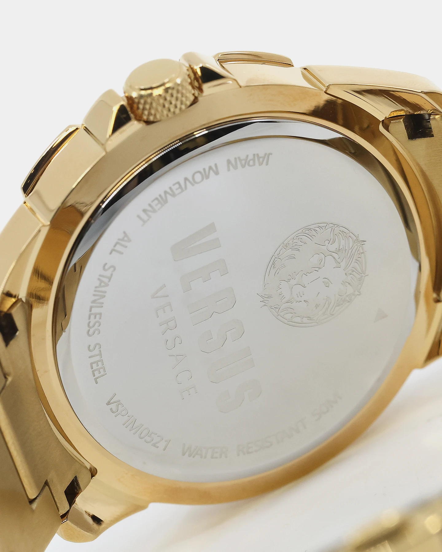Versus Versace 6eme Arrondissement Crystal Set Gold Watch Yellow Gold Versus Versace 6eme Arrondissement Crystal Set Gold Watch Yellow Gold -Mitchell & Ness Shop 7630030573903 default 00080