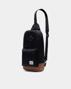 Herschel Bag Co Heritage Shoulder Bag Black -Mitchell & Ness Shop 828432375707 normal 0042