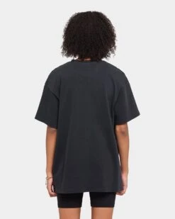 NATIONAL COLLEGIATE ATHLETIC ASSC Michigan Wolverines High Arch Logo Vintage T-Shirt Vintage Black -Mitchell & Ness Shop 9353380257740 womens 0030